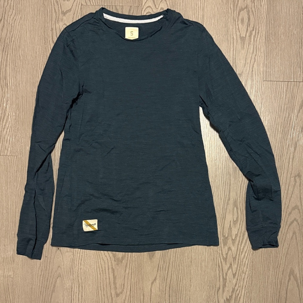 Tracksmith Harrier Long Sleeve - Dark Blue - Small
